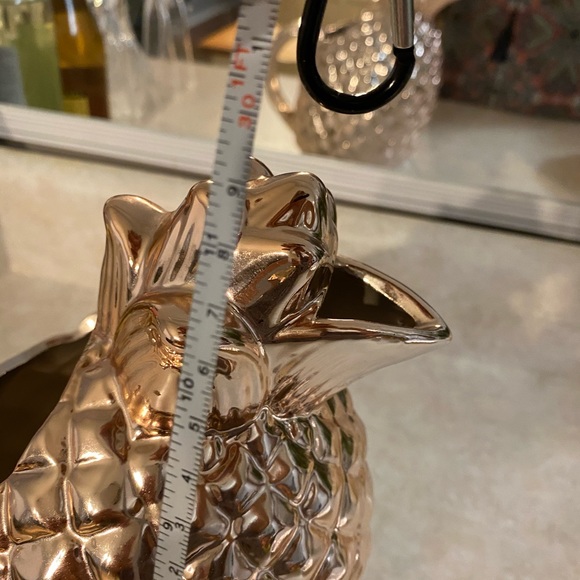 SOLD🥰ROSE GOLD PINEAPPLE 🍍 PITCHER & PLATTER SET - Picture 7 of 8